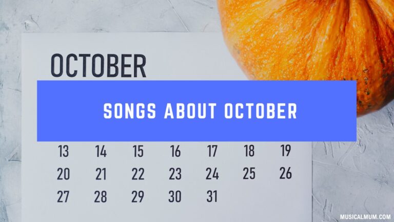 20 Songs About October Musical Mum