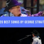 20 Best Songs by George Strait with two photographs of George Strait